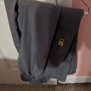 Grey wonderwink scrub pants